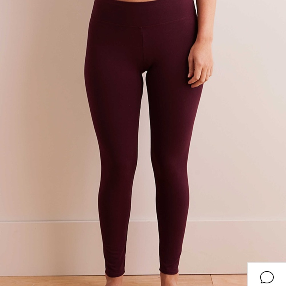 Aerie Maroon Leggings